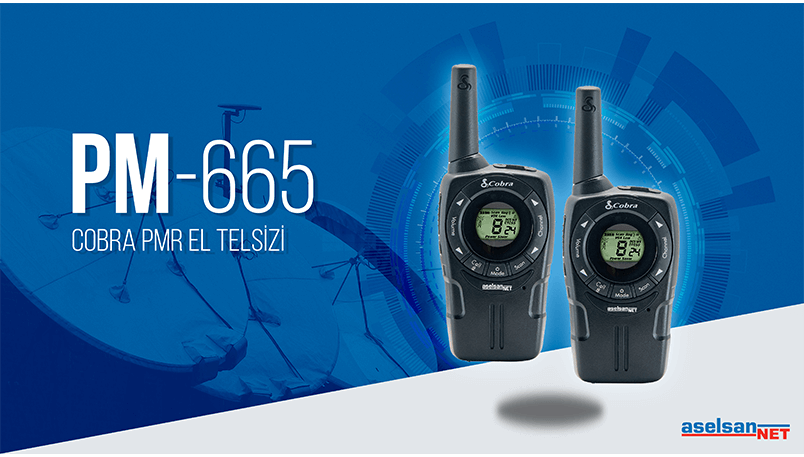 Aselsannet Cobra PM 665 PMR El Telsizi​