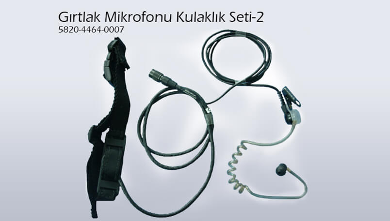 Gırtlak Mikrofonu Kulaklık Seti 2