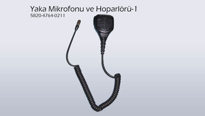 Yaka Mikrofonu ve Hoparlörü 1