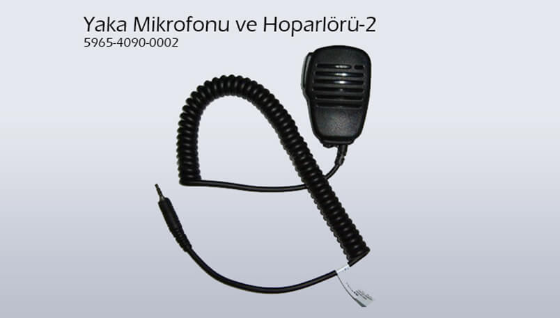 Yaka Mikrofonu ve Hoparlörü 2